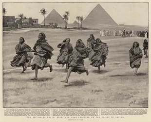 Britterna i Egypten, Sport for Arab Children on the Plains of Ghizen